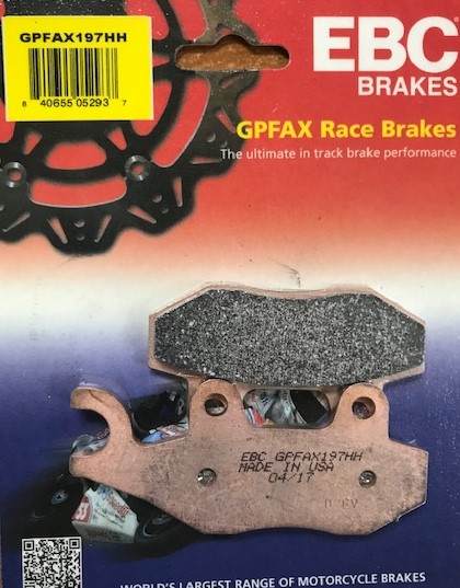 EBC Brakes GPFAX Sintered Road Race Brake Pads Front - GPFAX197HH EBC Brakes GPFAX Sintered Road Race Brake Pads Front - GPFAX197HH